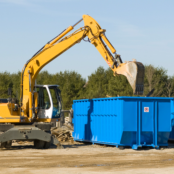 what are the rental fees for a residential dumpster in Mechanicsville